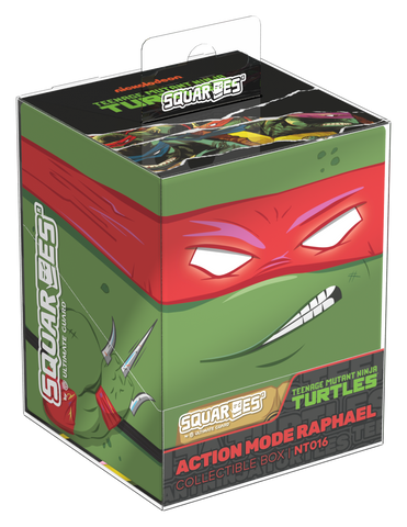 SQUAROE: Teenage Mutant Ninja Turtles - Action Mode Raphael - Deck Box | 100+