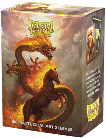 Dragon Shield: Art Sleeves - Dual Matte | Year of the Fire Horse 2026 (100)