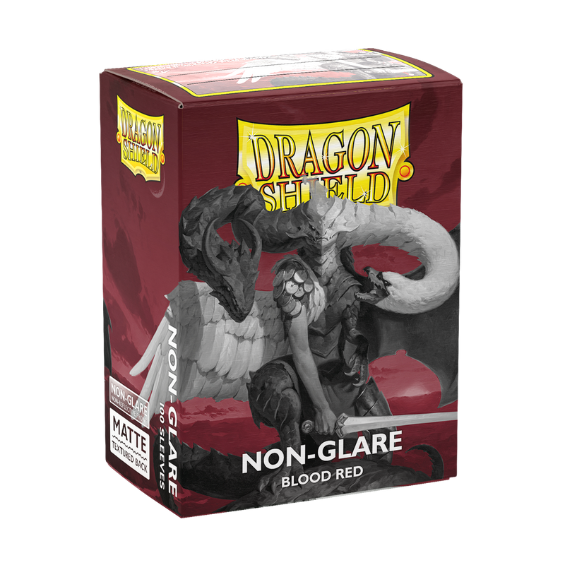 Dragon Shield: Non-Glare - Matte | Blood Red (100)