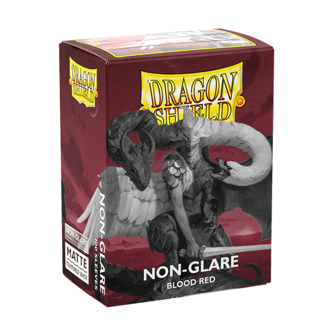 Dragon Shield: Non-Glare - Matte | Blood Red (100)