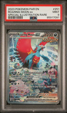 PSA 9 2023 ROARING MOON EX PARADOX RIFT - SIR
