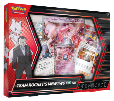 Pokémon TCG: Team Rocket's Mewtwo ex Box