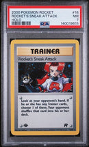 PSA 7 2000 ROCKET ROCKET'S SNEAK ATTACK - HOLO - LABEL ERROR