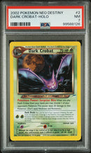 PSA 7 2002 NEO DESTINY DARK CROBAT - HOLO