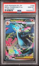 PSA 10 2025 MEGA CHARIZARD X EX PHANTASMAL FLAMES - ULTRA RARE