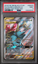 PSA 9 2019 CELEBI & VENUSAUR GX BLACK STAR PROMO - FULL ART