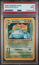 PSA 9 1999 BASE SET VENUSAUR - HOLO