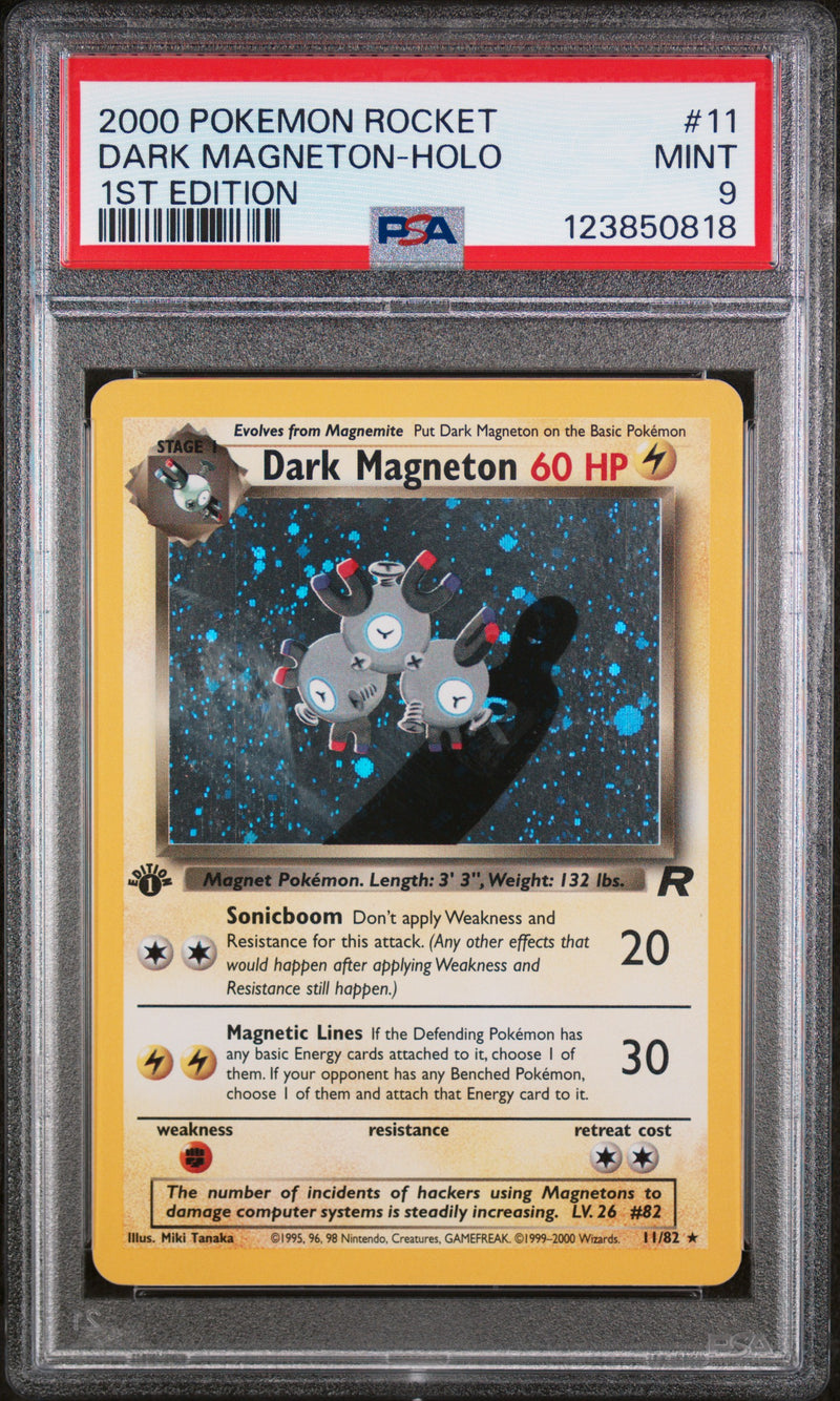 PSA 9 2000 DARK MAGNETON - HOLO 1ST EDITION
