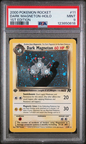 PSA 9 2000 DARK MAGNETON - HOLO 1ST EDITION
