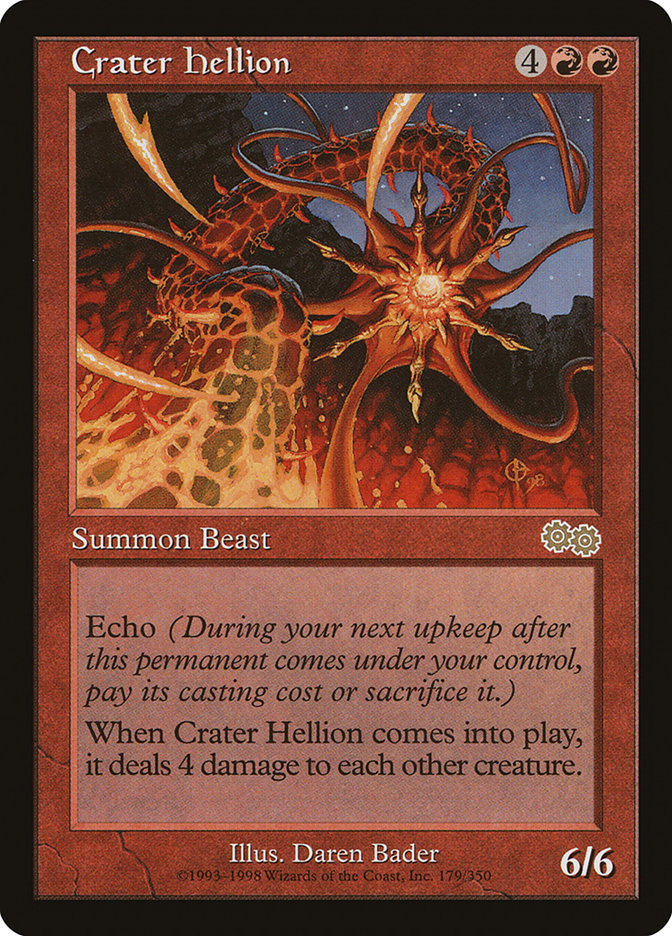 Crater Hellion [Urza's Saga]