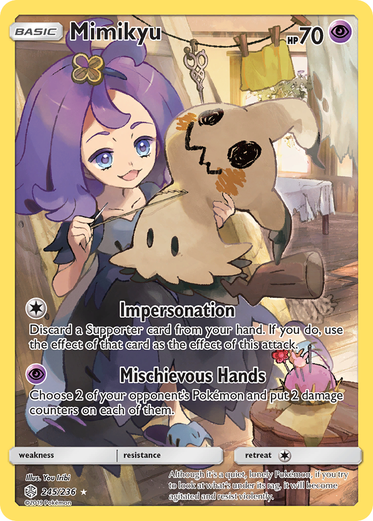 Mimikyu (245/236) [Sun & Moon: Cosmic Eclipse]