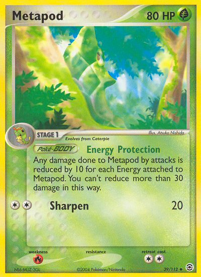 Metapod (39/112) [EX: FireRed & LeafGreen]