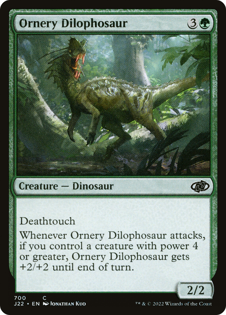 Ornery Dilophosaur [Jumpstart 2022]