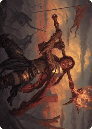 Imodane, the Pyrohammer Art Card [Wilds of Eldraine Art Series]