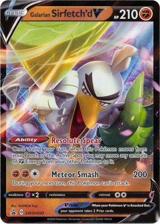 Galarian Sirfetch'd V (SWSH043) [Sword & Shield: Black Star Promos]