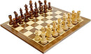 WE Games Traditional Staunton Wood Chess Set - 14.75 inch Board