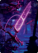 Enormous Energy Blade Art Card [Kamigawa: Neon Dynasty Art Series]