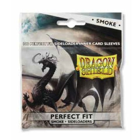 Dragon Shield Perfect Fit Side Load 100Ct Pack - Smoke