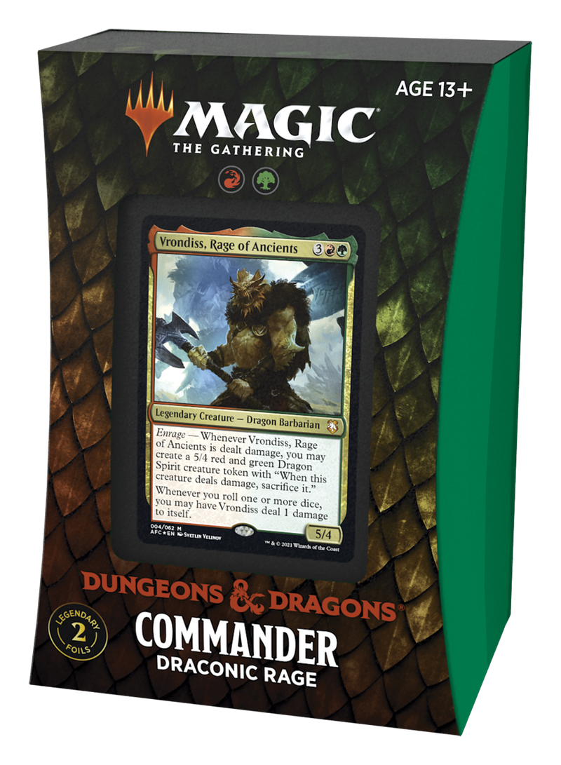 Dungeons & Dragons: Adventures in the Forgotten Realms Commander Deck: Draconic Rage