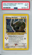 PSA 9 2002 NEO DESTINY SHINING NOCTOWL - HOLO
