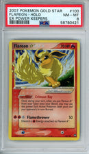 PSA 8 2007 EX Power Keepers Gold Star Flareon