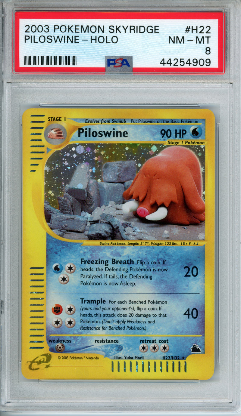 PSA 8 2003 SKYRIDGE PILOSWINE - HOLO