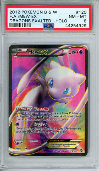 2012 Pokemon B & W Dragons Exalted #46 popular Mew EX PSA 8