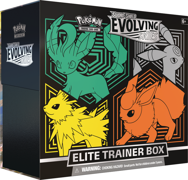 Pokemon Sword & Shield: Evolving Skies Elite Trainer Box (Leafeon/Jolteon/Umbreon/Flareon)