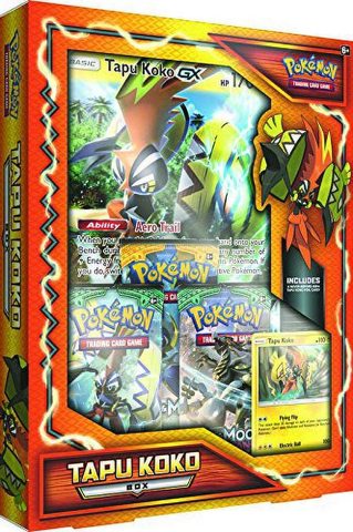 Pokemon Shiny Tapu Koko Gx Box