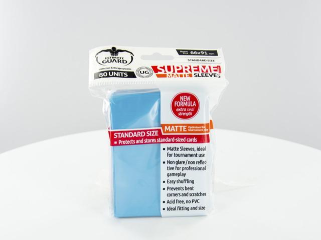 Ultimate Guard - SUPREME SLEEVES MATTE - Standard size -  light blue