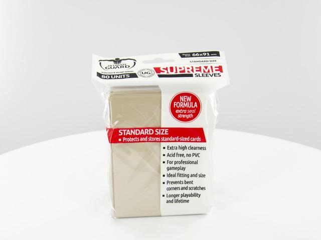 Ultimate Guard - SUPREME SLEEVES - Standard size -  matte sand