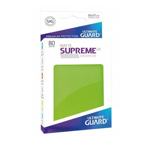 Ultimate Guard - Supreme UX Sleeves Standard Size - Matte - Light Green (80)