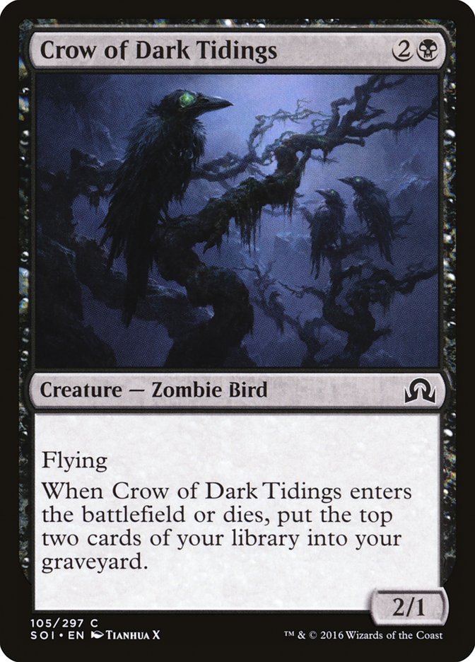 Crow of Dark Tidings [Shadows over Innistrad]