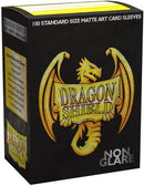 Dragon Shield Sleeves: 20th Anniversary Matte Black Non-Glare Iconic Art (Box Of 100)
