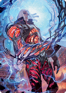 Tezzeret, Betrayer of Flesh Art Card [Kamigawa: Neon Dynasty Art Series]