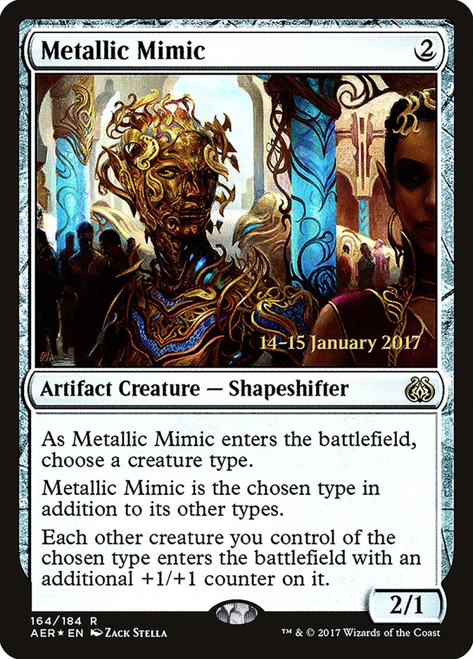 Metallic Mimic [Aether Revolt Prerelease Promos]