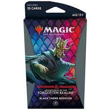 Dungeons & Dragons: Adventures in the Forgotten Realms Theme Booster Black