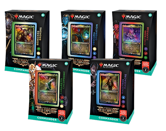 Streets of New Capenna Commander Decks - Set of 5