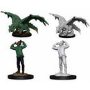 Green Dragon Wyrmling & Afflicted Elf