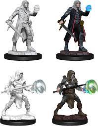 Male Multiclass Fighter + Wizard