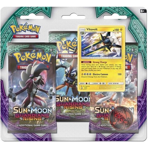Sun & Moon - Guardians Rising 3 Pack Blister - Vikavolt