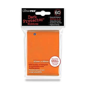 Ultra Pro 60ct Orange Small Deck Protectors