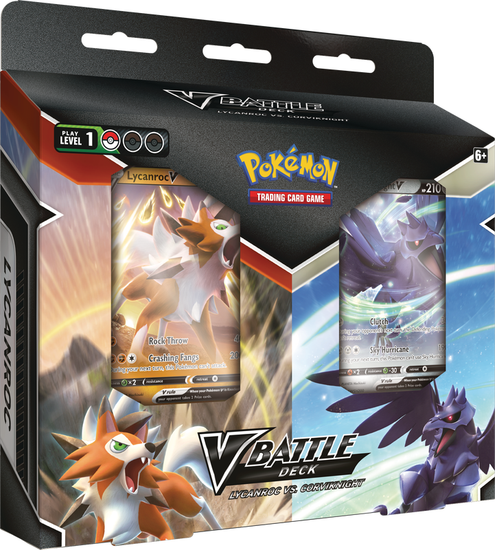 Pokemon V Battle Deck - Lycanroc Vs Corviknight