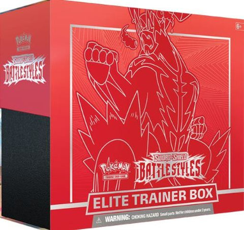 Pokémon TCG: Sword & Shield - Battle Styles Red Elite Trainer Box